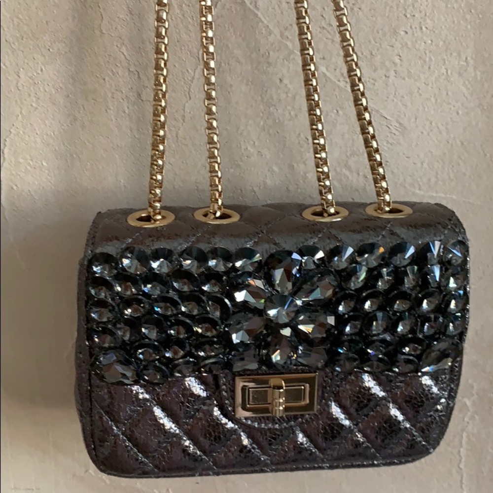 Silver & gold mini bag